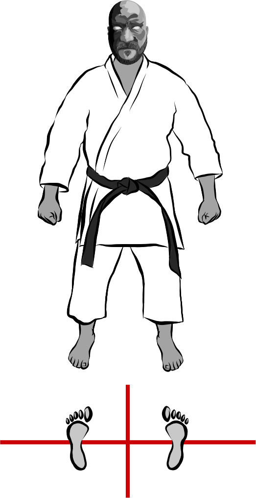 Heiko dachi (Parallel stance)